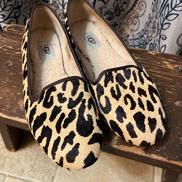 UGG Australian Calf Hair Slip on Flats - Picture 2 of 10